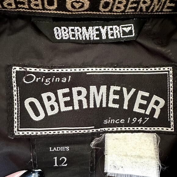 Obermeyer Dynamic Ski Jacket Hooded Full Zip Lined Outdoor Snowboarding Red 12 - Picture 4 of 6